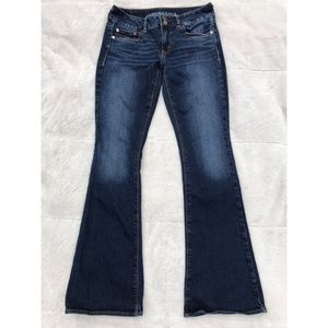 Artist dark blue jeans